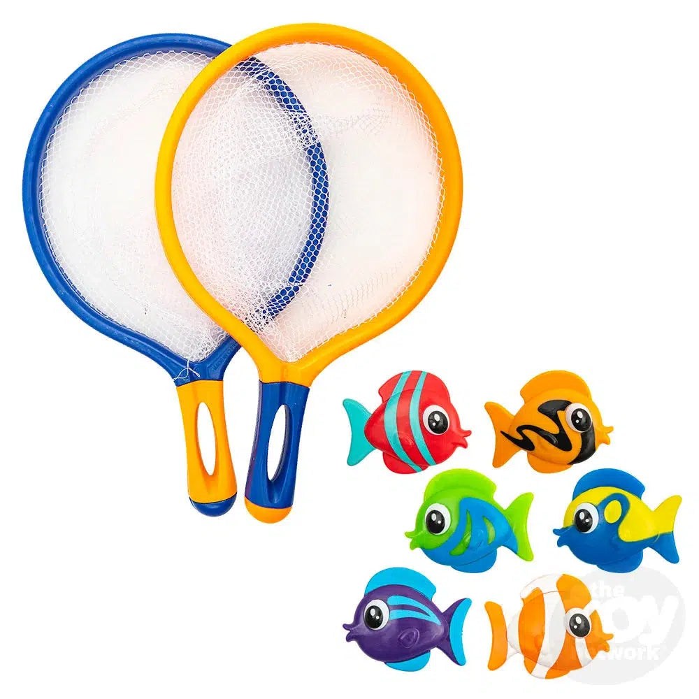 11.75-Inch Blue or Yellow Fishing Net Game for Ages 3+