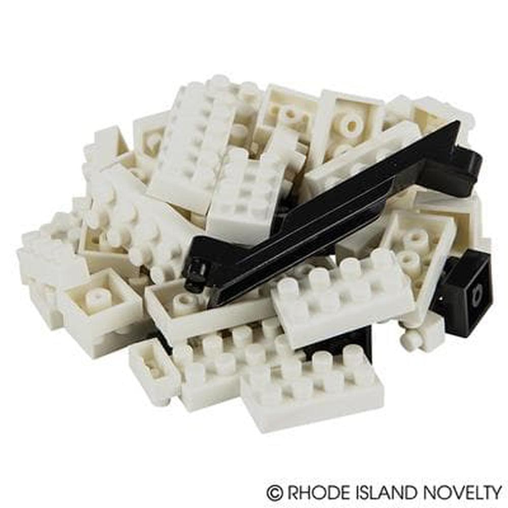61-Piece Mini Building Blocks Set to Create a Standing Polar Bear