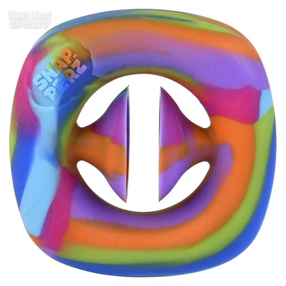 2.25-inch Colorful Rainbow Snapperz Fidget Stress Relief Toy