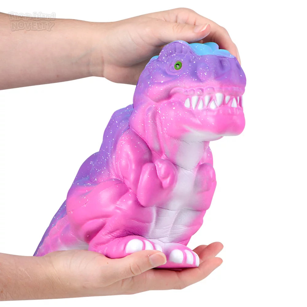 14-Inch Large-Sized Galaxy-Themed Squishy T-Rex Toy