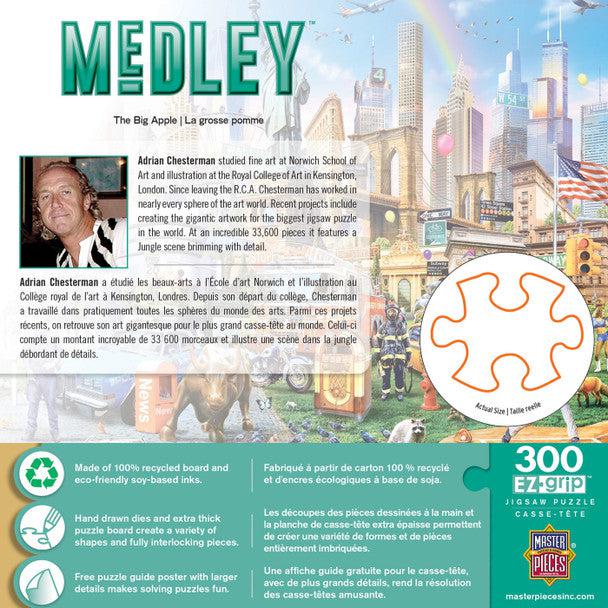 300-Piece EZ Grip Medley Puzzle Featuring Big Apple Landmarks