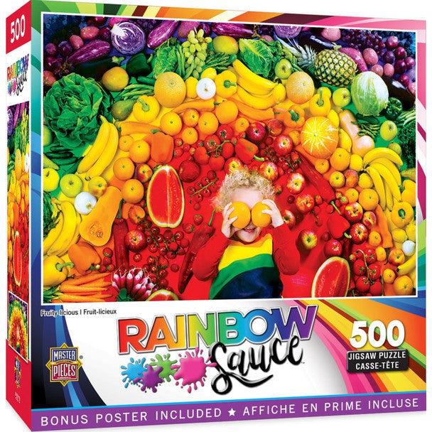 Fruitylicious Rainbow Sauce 500 - Piece Puzzle for Fun