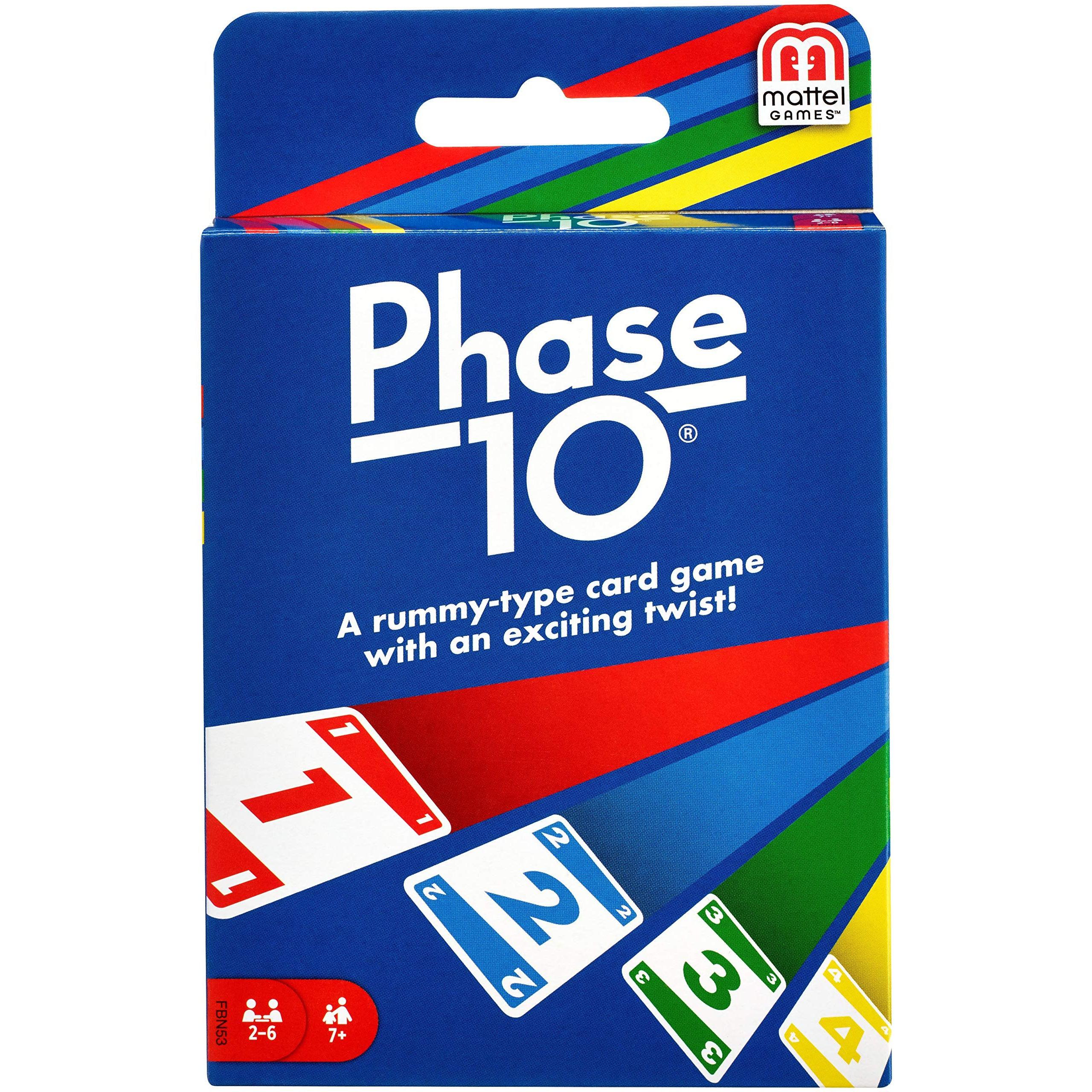 Phase 10 Family-Friendly Rummy-Style Card Game