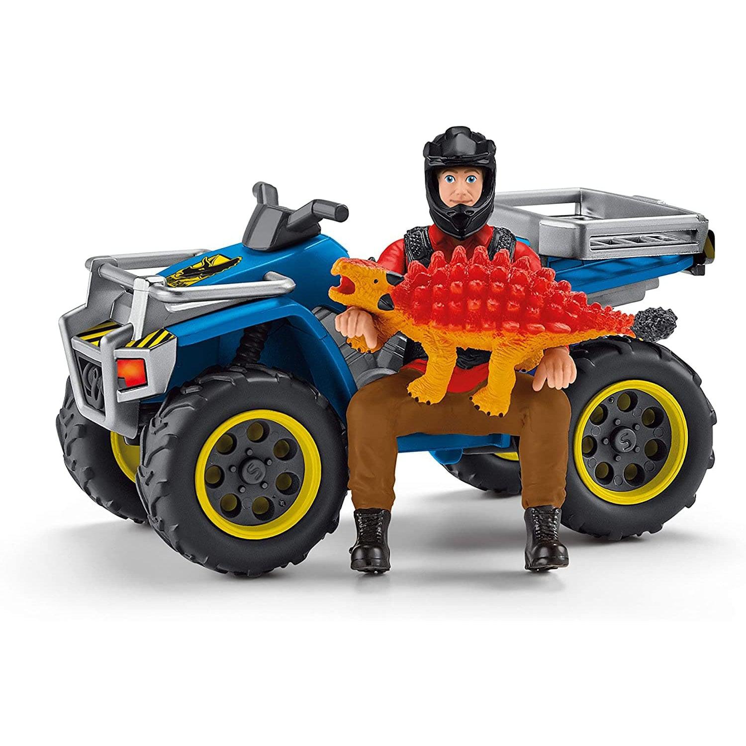 Schleich's Realistic Quad Escape Set from Velociraptor for Kids