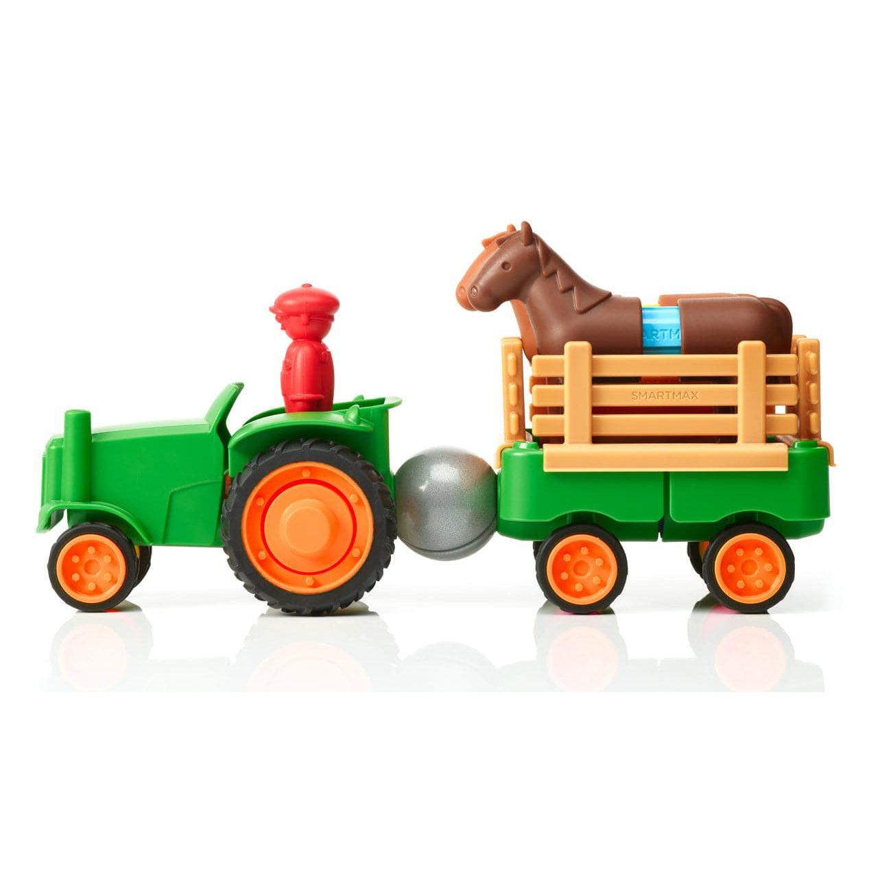 Safe and Fun SMARTMAX My First Magnetic Farm Tractor Set for Young Children