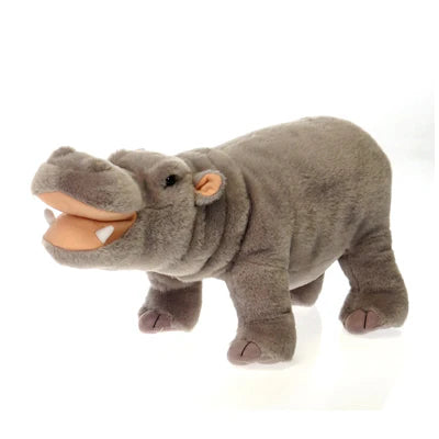 14 - inch Standing Hippopotamus Figurine for Decor