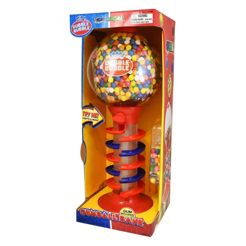 21-Inch Dubble Bubble Spiral Gumball Bank with Light, Sound, and 113 Gumballs