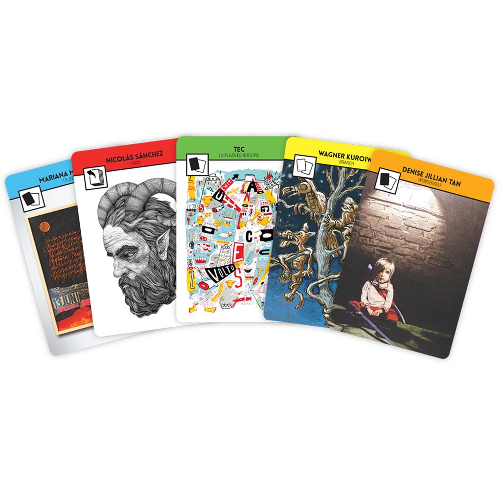 Exciting Modern Art Collecting Card Game for 2 - 5 Players