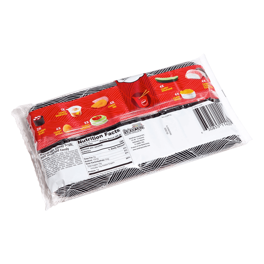 Large 9.52 oz Gummy Sushi - A Sweet and Fun Snack