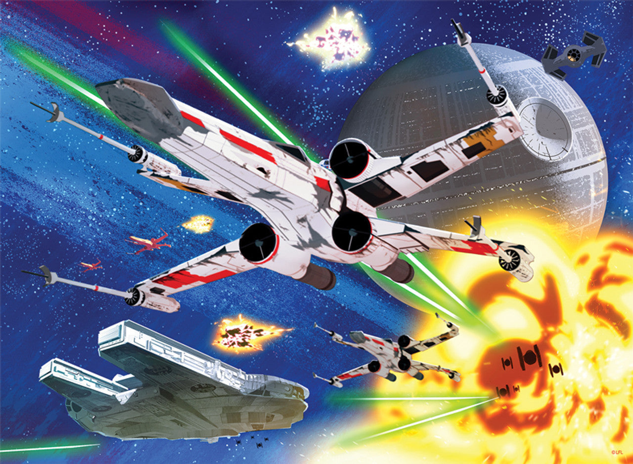 Star Wars X-Wing Assault 100-Piece Puzzle for Young Jedi Aged 6+