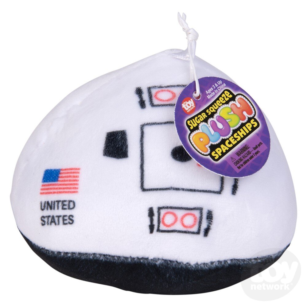 2.75-inch Sugar Squeezable Plush Toy Spaceships
