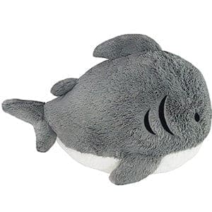 15-inch Squishy Great White Shark Plush Toy