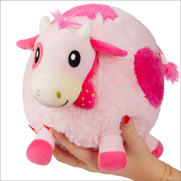 Mini Squishable Toys - 7-piece Strawberry Cow Set