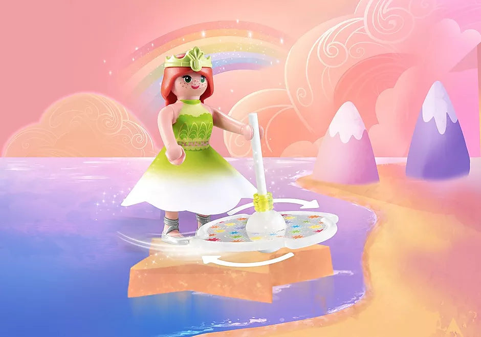 Magical Princess Rainbow Spinning Top - Ideal Gift for Kids