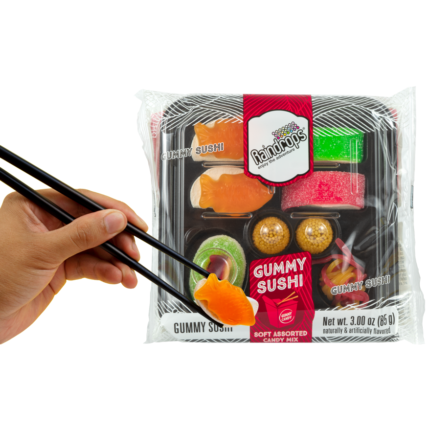 3 oz. Small Gummy Sushi - A Tasty and Colorful Treat