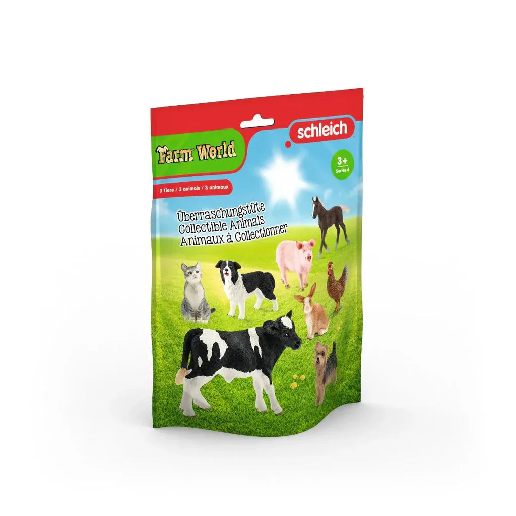 Collectible 3-Piece FARM WORLD Blind Bag Set - Series 6