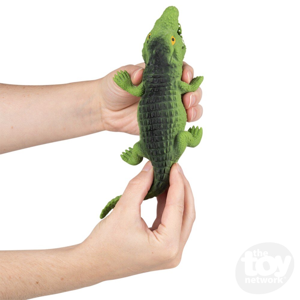 10-Foot Stretchy Moldable Sand Filled Crocodile Toy