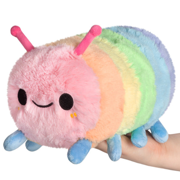12-Inch Mini Soft and Huggable Rainbow Caterpillar Toy