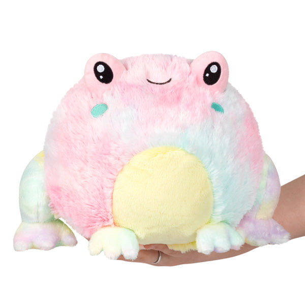 Small Squishable Tie - Dye Frog Toy for Decoration and Gifting