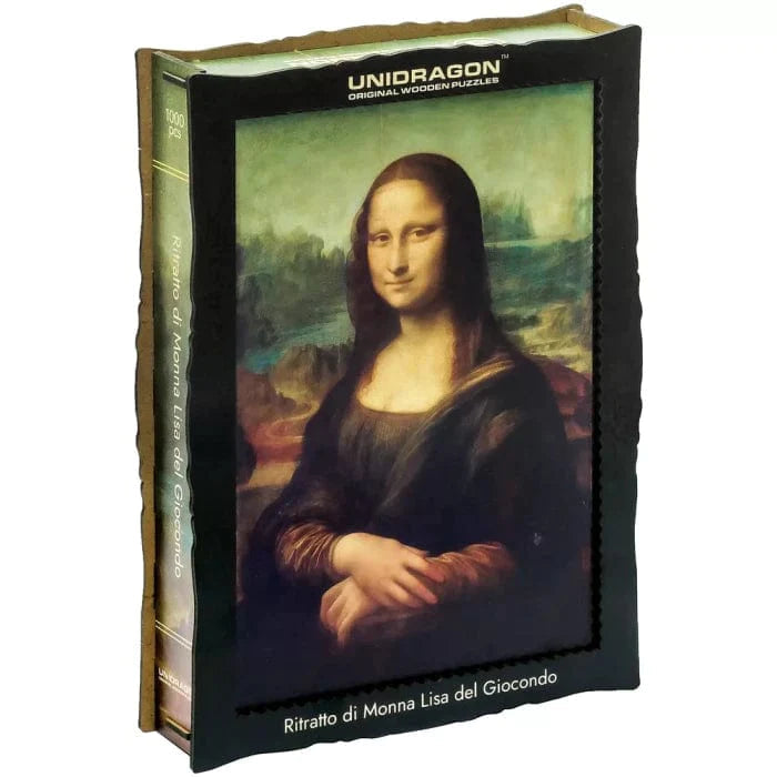 1000-Piece Mona Lisa High-Quality Wooden Puzzle for Renaissance Enthusiasts