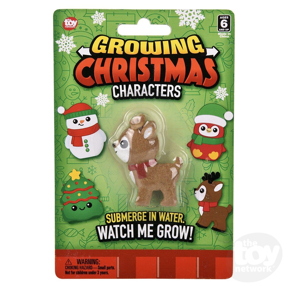 2 Unique Christmas Themed Growing Characters for Kids