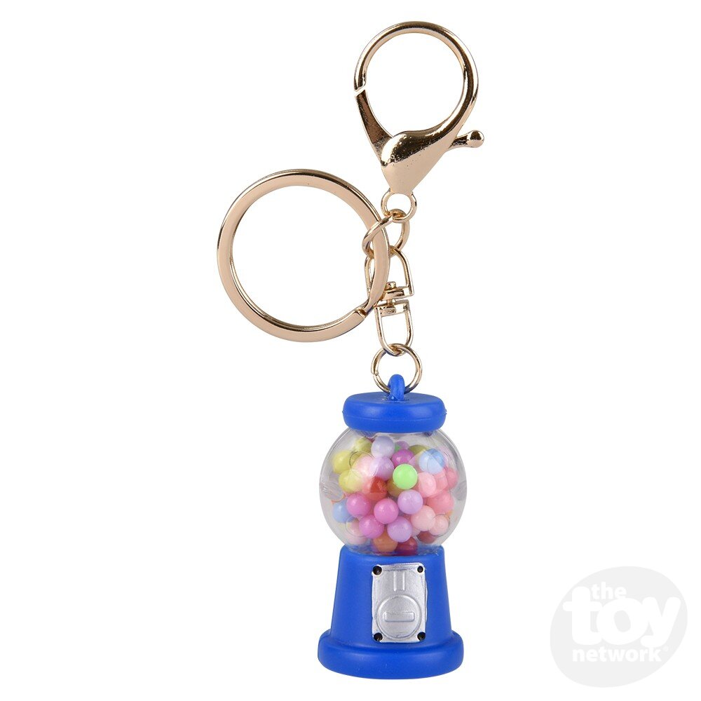 Miniature Gumball Machine Shaker Clip-On for Keychains and Bags