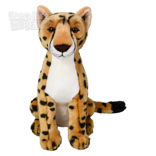 15-Inch Majestic Heirloom Cheetah with Fluffy Fur and Sturdy Eyes