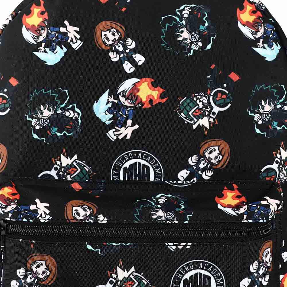Adorable My Hero Academia Chibi AOP Backpack with Adjustable Straps