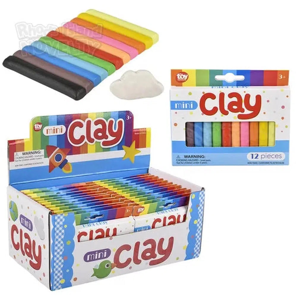 12 - Piece Miniature Clay Craft Set for Creative Kids