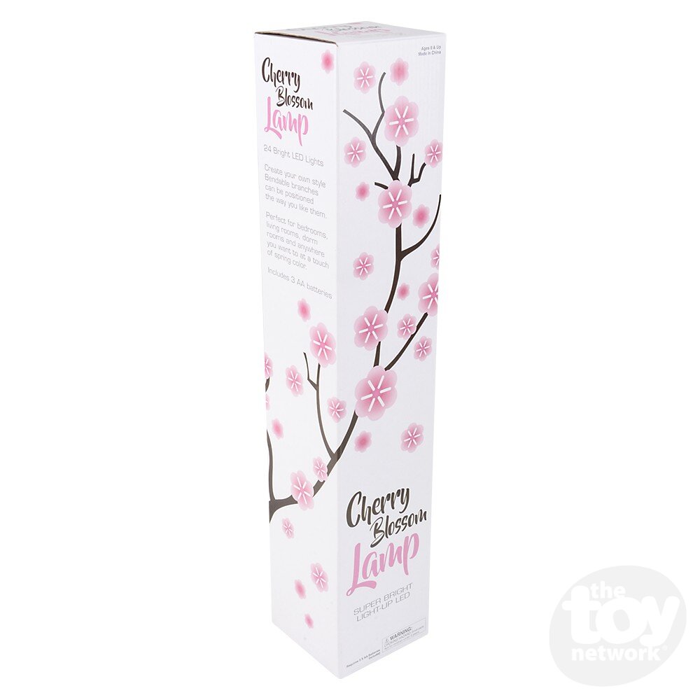 18-Inch Artificial Cherry Blossom Tree Decorative LED Lamp for Room and Dorm