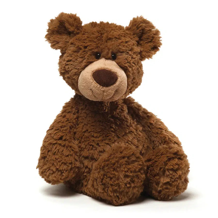 17-Inch Brown Pinchy Plush Teddy Bear with Unique Look