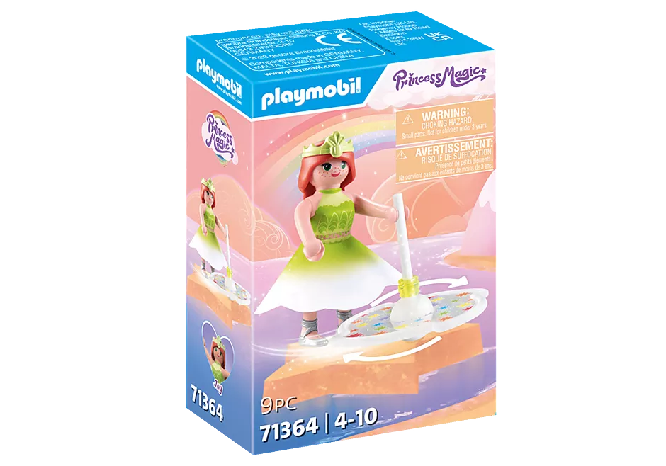 Magical Princess Rainbow Spinning Top - Ideal Gift for Kids
