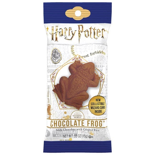 0.55 oz Bag of Harry Potter Inspired Milk Chocolate Frogs with Rice Crisps and Collectible Cards
