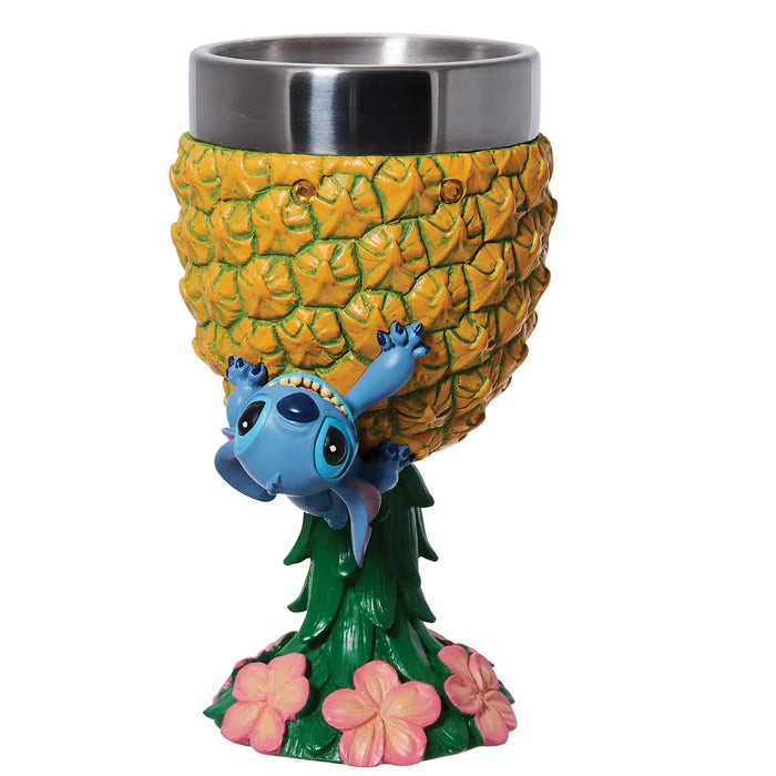 Exquisitely Decorated Stitch-themed Hawaiian Pineapple Chalice