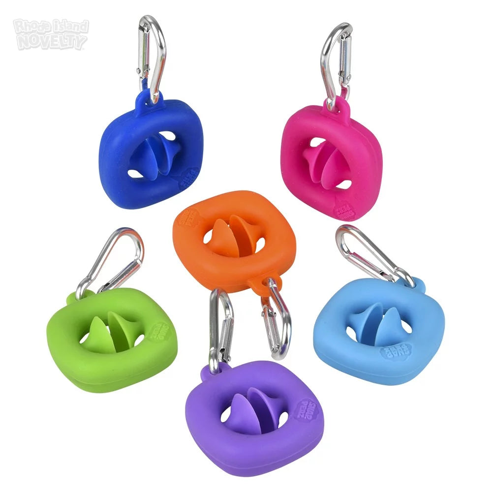 1.75-Inch Mini Snapperz Fidget Toy Keychain Set in Assorted Vibrant Colors