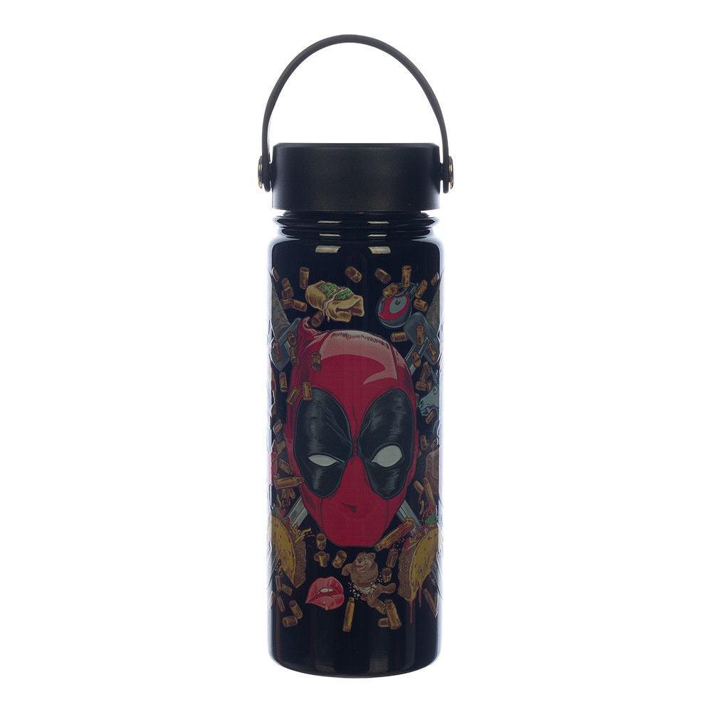 17 oz. UV-resistant Marvel Deadpool Stainless Steel Vacuum-insulated Bottle