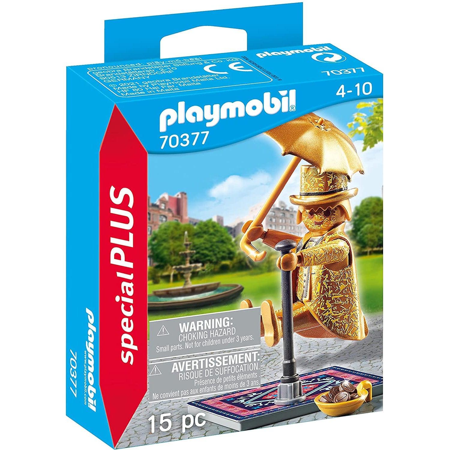 PLAYMOBIL Special Plus Street Performance Figurine - The Gold - Costumed Street Performer