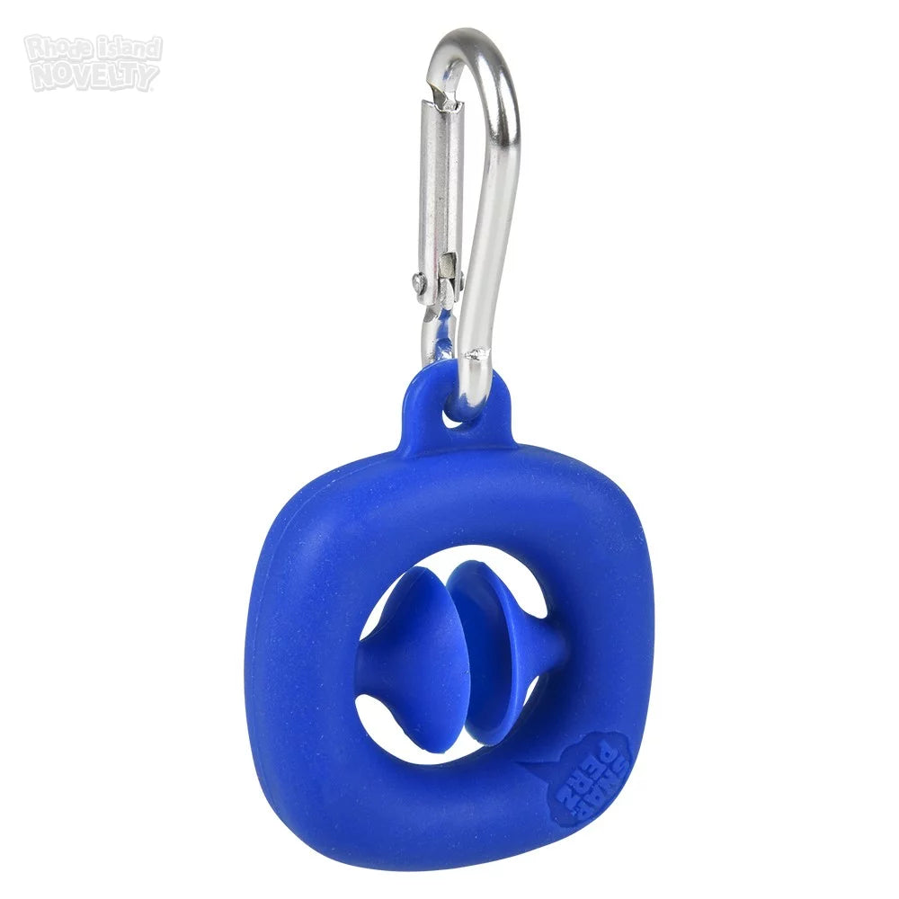 1.75-Inch Mini Snapperz Fidget Toy Keychain Set in Assorted Vibrant Colors
