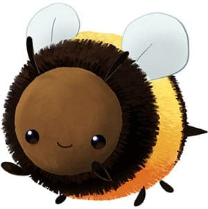 Squishy Fuzzy 15-inch Bumblebee Plush Toy - Squishables Collection