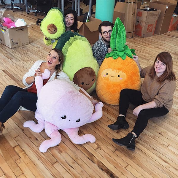 Extra-Large and Huggable Giant Plush Pineapple - 32 Inches