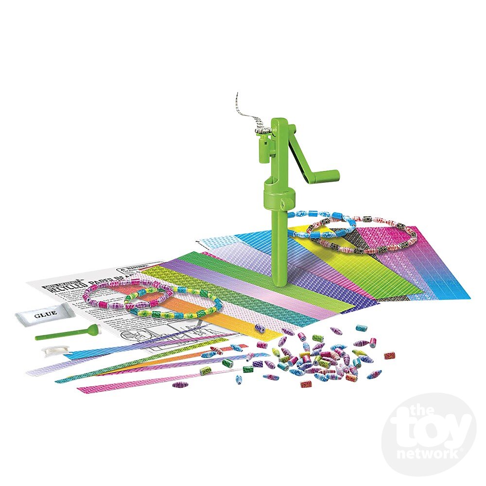 Eco-Friendly Green Creativity Kit: Make Recycled Paper Beads