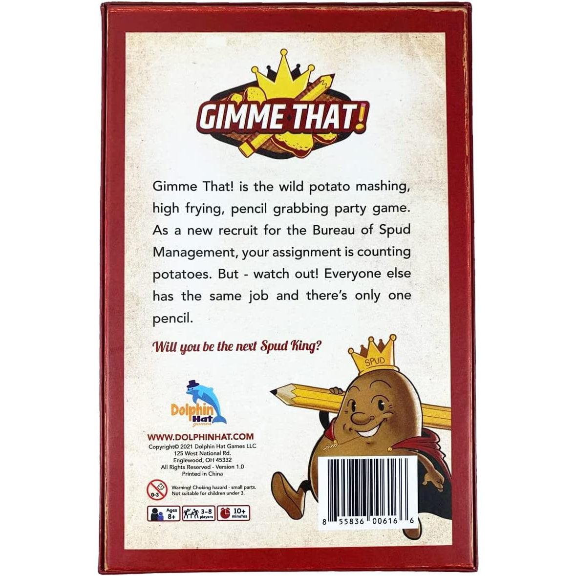 Gimme That! - An Exciting Party Game for Potato Counting