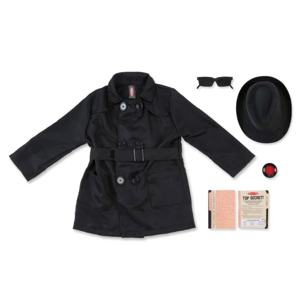 Spy Themed Role - Playing Dress - Up Costume Set for Kids Aged 3 to 6