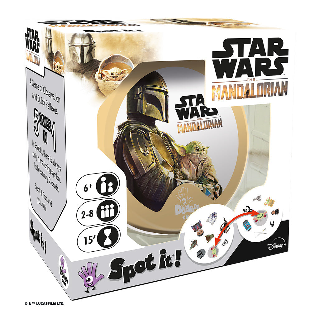 Exciting Spot It! Game Featuring The Mandalorian Characters