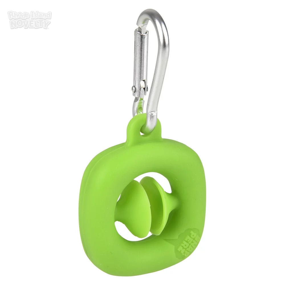 1.75-Inch Mini Snapperz Fidget Toy Keychain Set in Assorted Vibrant Colors
