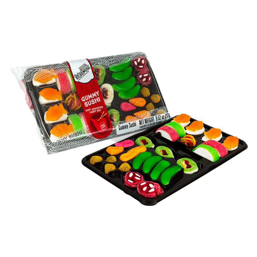 Large 9.52 oz Gummy Sushi - A Sweet and Fun Snack