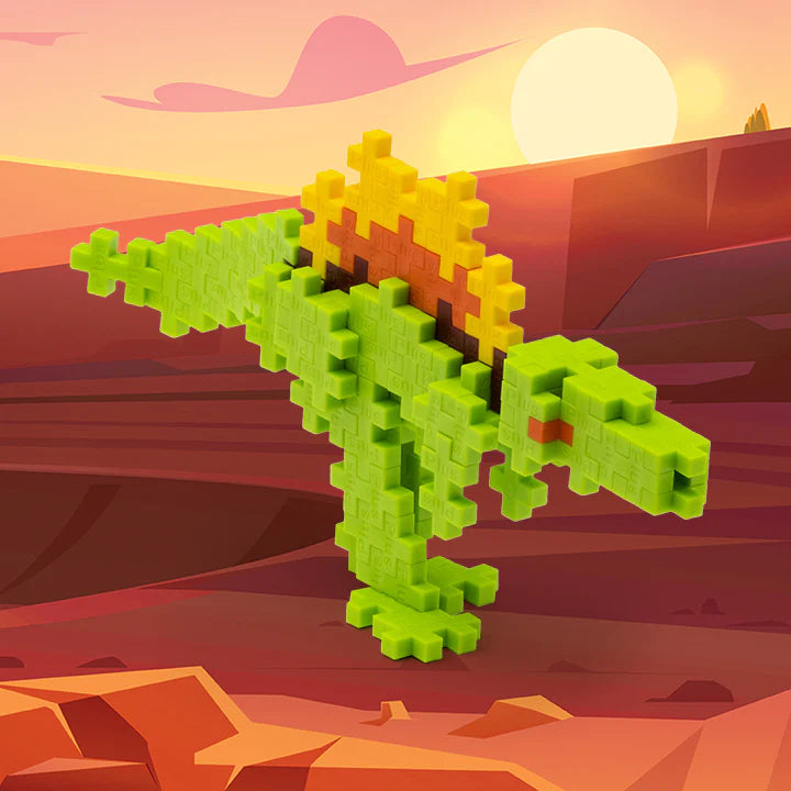 70-Piece Plus-Plus Tube for Creative Spinosaurus Building