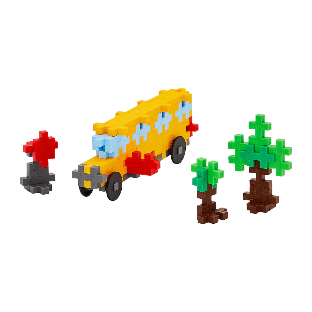 Plus-Plus 70-Piece School Bus Tube: A STEM Toy with Endless Creativity