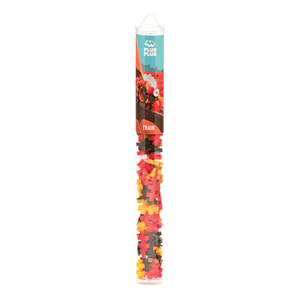 Plus-Plus 70-Piece Train Tube: Endless Creative Building Fun
