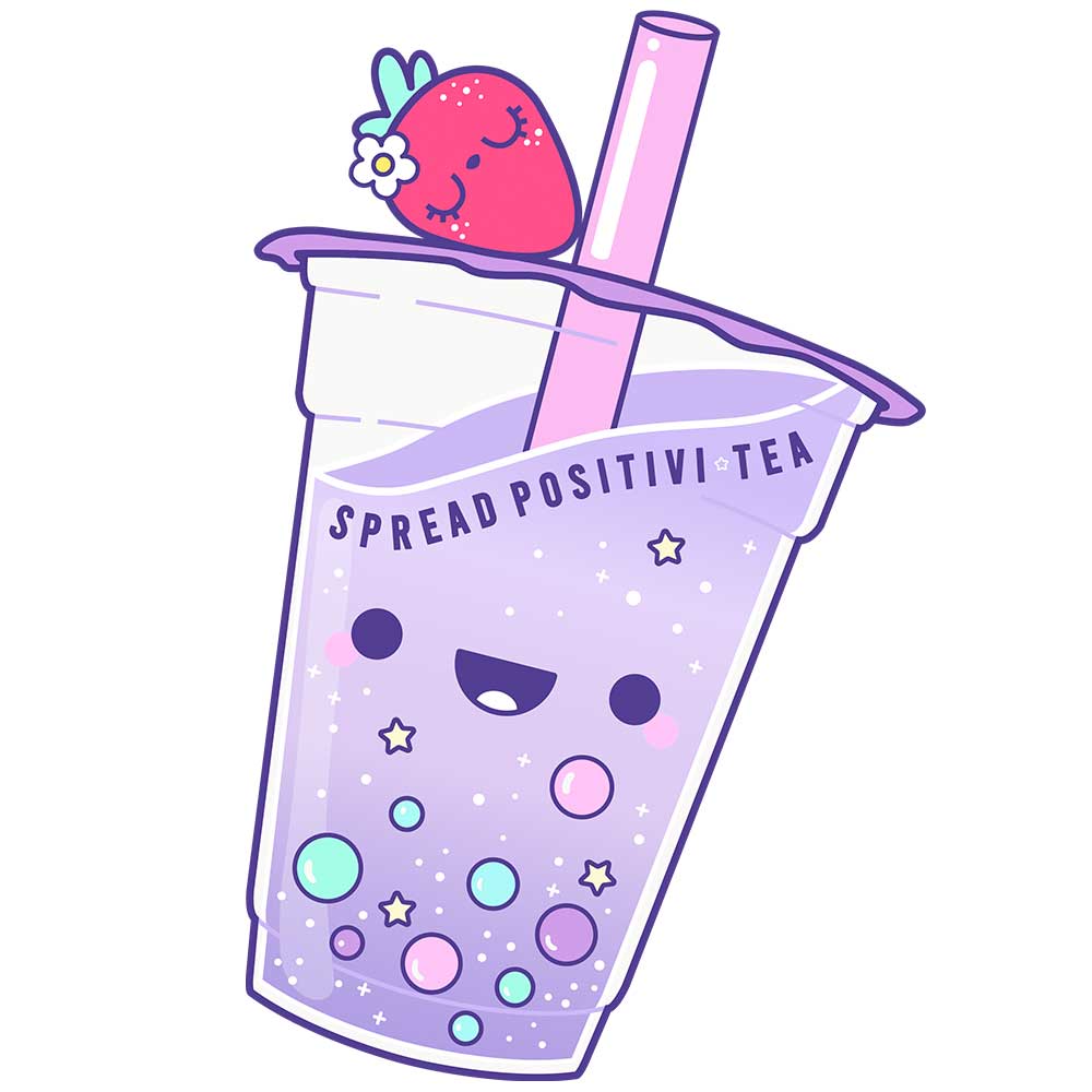 Idako's 4-Inch Glitter Sticker for Spreading Positivity